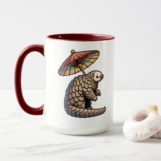 I Heart Pangolins Tasse (Mit Donut)