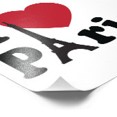 I Heart Paris Fotodruck (Ecke)