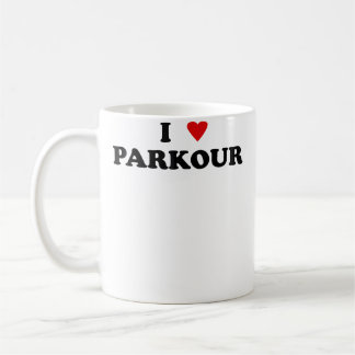 I Heart Parkour Practitioner Free Runner - I Love Kaffeetasse