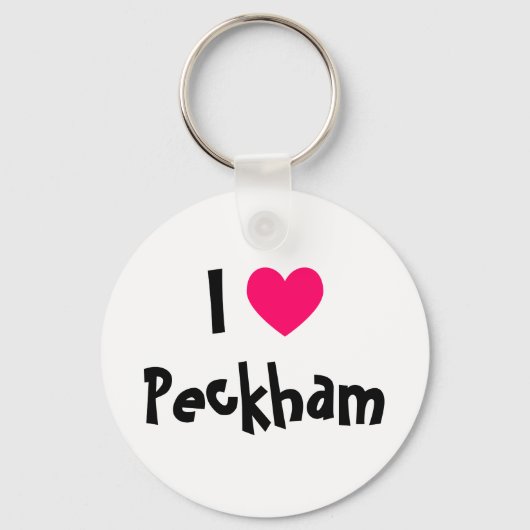 I Heart Peckham Schlüsselanhänger (Vorderseite)