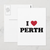 I Heart Perth Australien Postkarte (Vorne/Hinten)