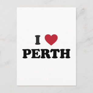 I Heart Perth Australien Postkarte