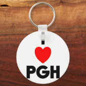 I Heart PGH Schlüsselanhänger (Vorderseite)