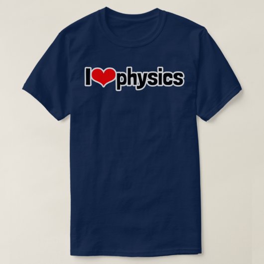 I Heart Physics T-Shirt (Design vorne)