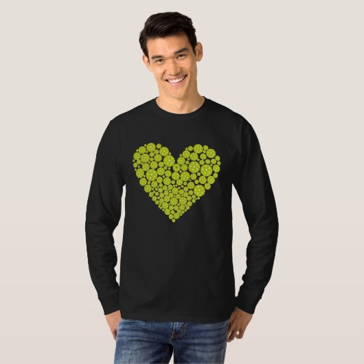 I Heart Pickleball T-Shirt (Vorne ganz)