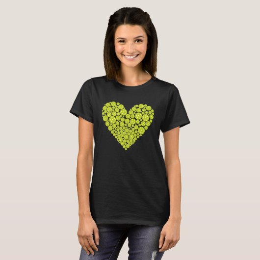 I Heart Pickleball T-Shirt (Vorne ganz)