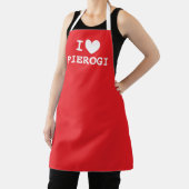 I heart pierogi | Polish food kitchen apron Schürze (InSitu)