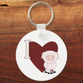 I Heart Piggies Schlüsselanhänger (Vorderseite)