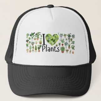 I Heart Plants Hat Truckerkappe