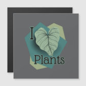 I Heart Plants magnet (Vorne/Hinten)