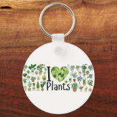 I Heart Plants Schlüsselanhänger (Rückseite)