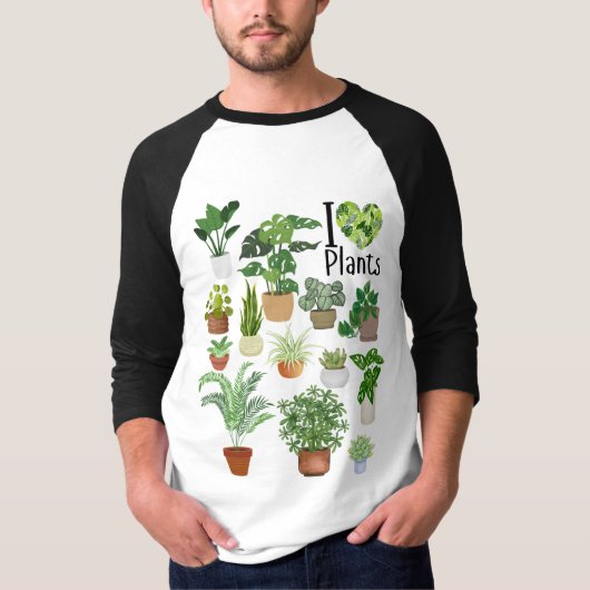 I Heart Plants T-Shirt (Vorderseite)