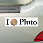 I Heart Pluto Autoaufkleber (Auf Auto)