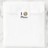 I Heart Pluto Herz-Aufkleber (Tasche)