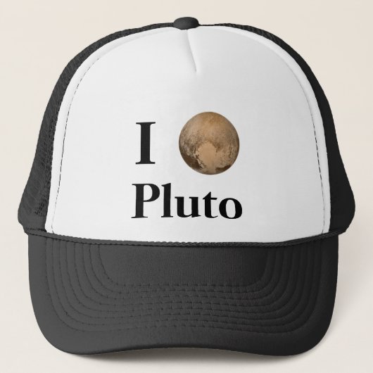 I Heart Pluto Truckerkappe (Vorderseite)