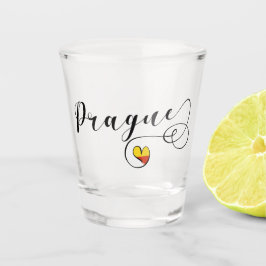 I Heart Prag, Tschechische Republik Schnapsglas