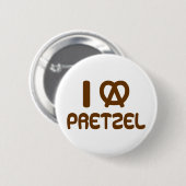 I Heart Pretzel Button (Vorne & Hinten)