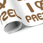 I Heart Pretzel Geschenkpapier (Rolleneckpunkt)