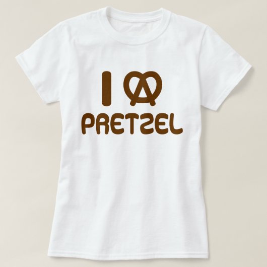 I Heart Pretzel T-Shirt (Design vorne)