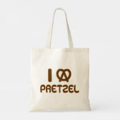 I Heart Pretzel Tragetasche (Rückseite)