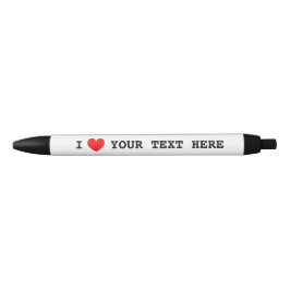 I heart propen with custom i Liebe text Kugelschreiber