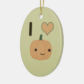 I heart Pumpkin Keramikornament (Links)