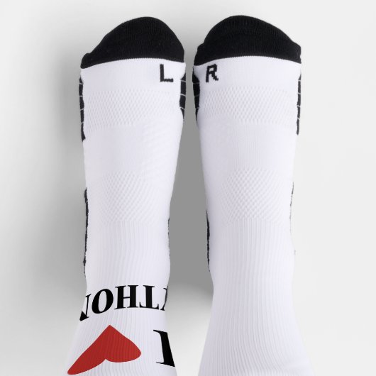 I HEART Python Socken (Oben)