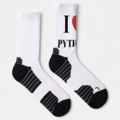 I HEART Python Socken (Rechts)