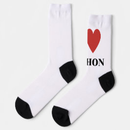 I HEART Python Socken