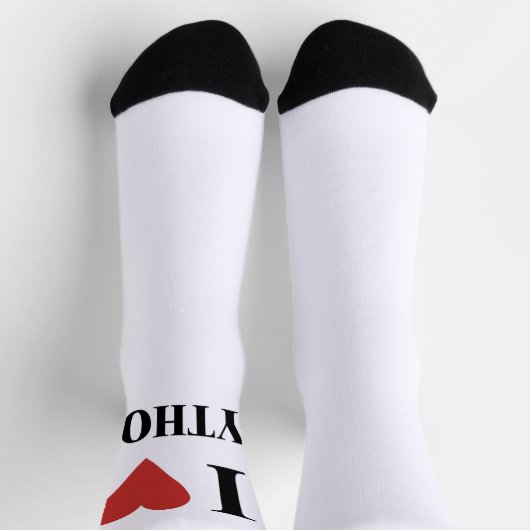 I HEART Python Socken (Oben)