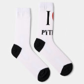 I HEART Python Socken (Rechts)