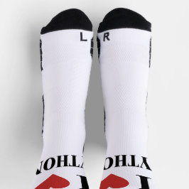 I HEART Python Socks Socken