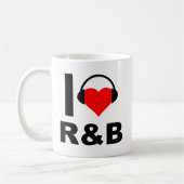 I Heart R&B Funny Mug Kaffeetasse (Links)
