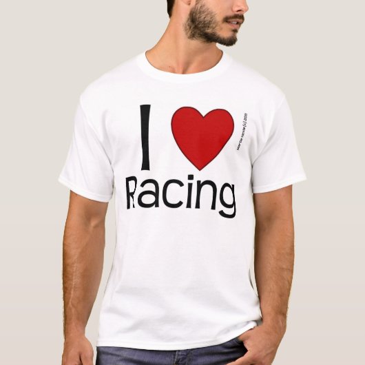 I Heart Racing Shirt (Vorderseite)