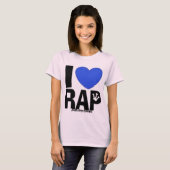 I Heart Rap - Blau T-Shirt (Vorne ganz)