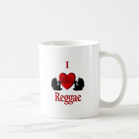 I Heart Reggae Kaffeetasse (Rechts)