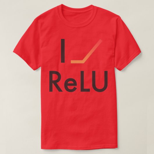 I Heart ReLU T-Shirt (Design vorne)