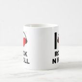I Heart Rock Funny Mug Kaffeetasse (Mittel)