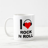 I Heart Rock Funny Mug Kaffeetasse (Links)
