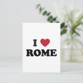 I Heart Rome Italien Postkarte (Stehend Vorderseite)