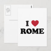 I Heart Rome Italien Postkarte (Vorne/Hinten)