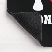 I Heart Ronaldos First Name Groovy D Valentines Mousepad (Ecke)