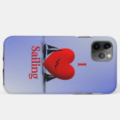 I Heart Sailing Case-Mate iPhone Hülle (Rückseite (Horizontal))