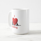 I Heart Sailing Kaffeetasse (Vorderseite Links)