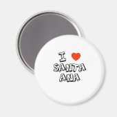 I Heart Santa Ana Magnet (Vorderseite/Rückseite)