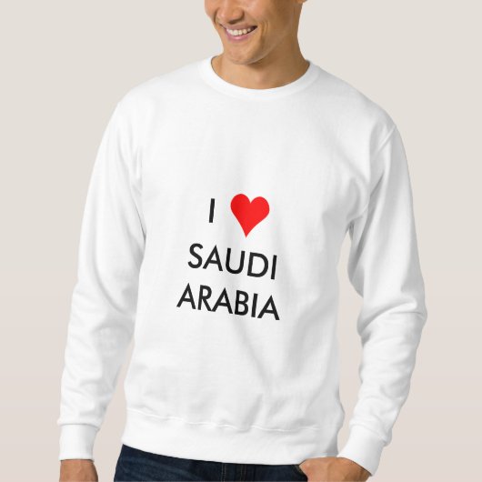 i heart saudi arabia sweatshirt (Vorderseite)
