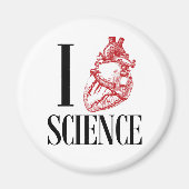 I heart science magnet (Vorne)