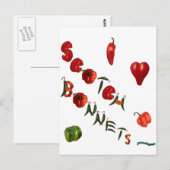 I Heart Scotch Bonnets Postkarte (Vorne/Hinten)