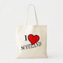 I Heart Scotland bk btcn Tragetasche