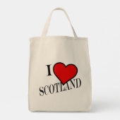 I Heart Scotland bk gtcn Tragetasche (Rückseite)
